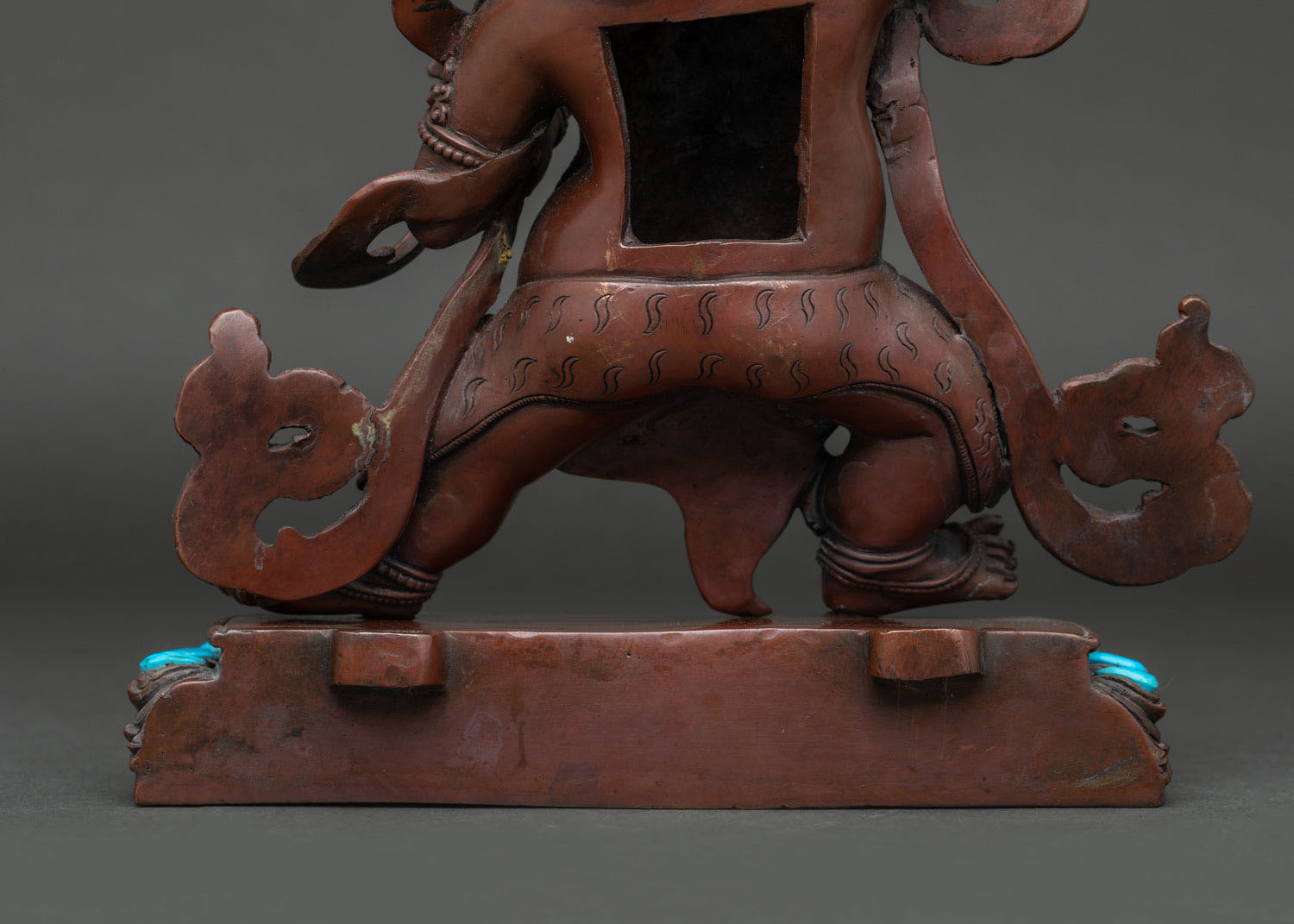 Vajrapani Statue | Fine Oxidized Copper Spiritual Artwork