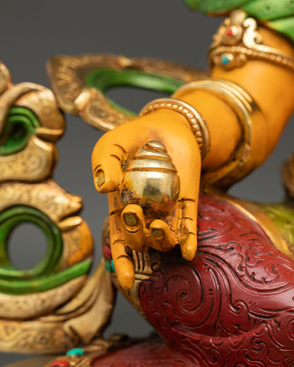 Dzambhala Statue | Buddhist Wealth and Fortune Deity