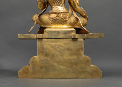 Green Tara Statue - Sacred Himalayan Goddess of Swift Protection