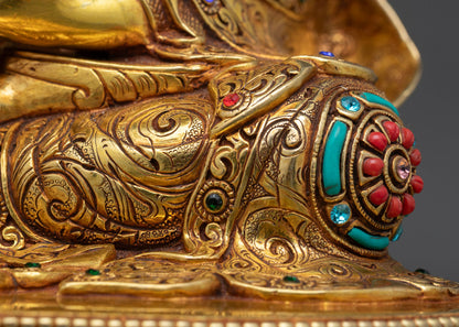 Tsokye Dorje Statue | Gold Fire-Gilded Tibetan Buddhist Figurine