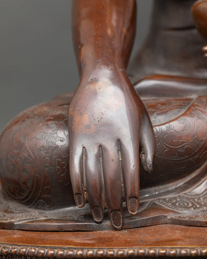 Nepalese Shakyamuni Buddha Statue for Meditation