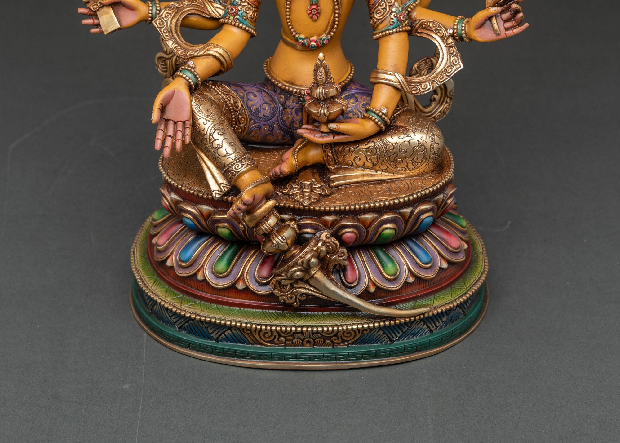 Sacred Vasudhara Statue - Goddess of Prosperity and Blessings