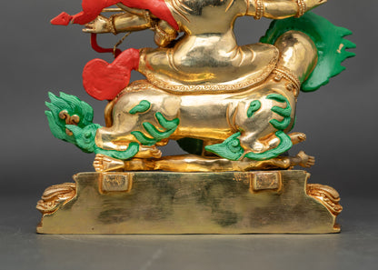 Wrathful Pehar Gyalpo Statue | Tibetan Buddhist Dharma Protector