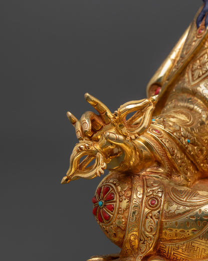 Premium Padmasambhava Statue | Handmade Traditional Nepali Artwork