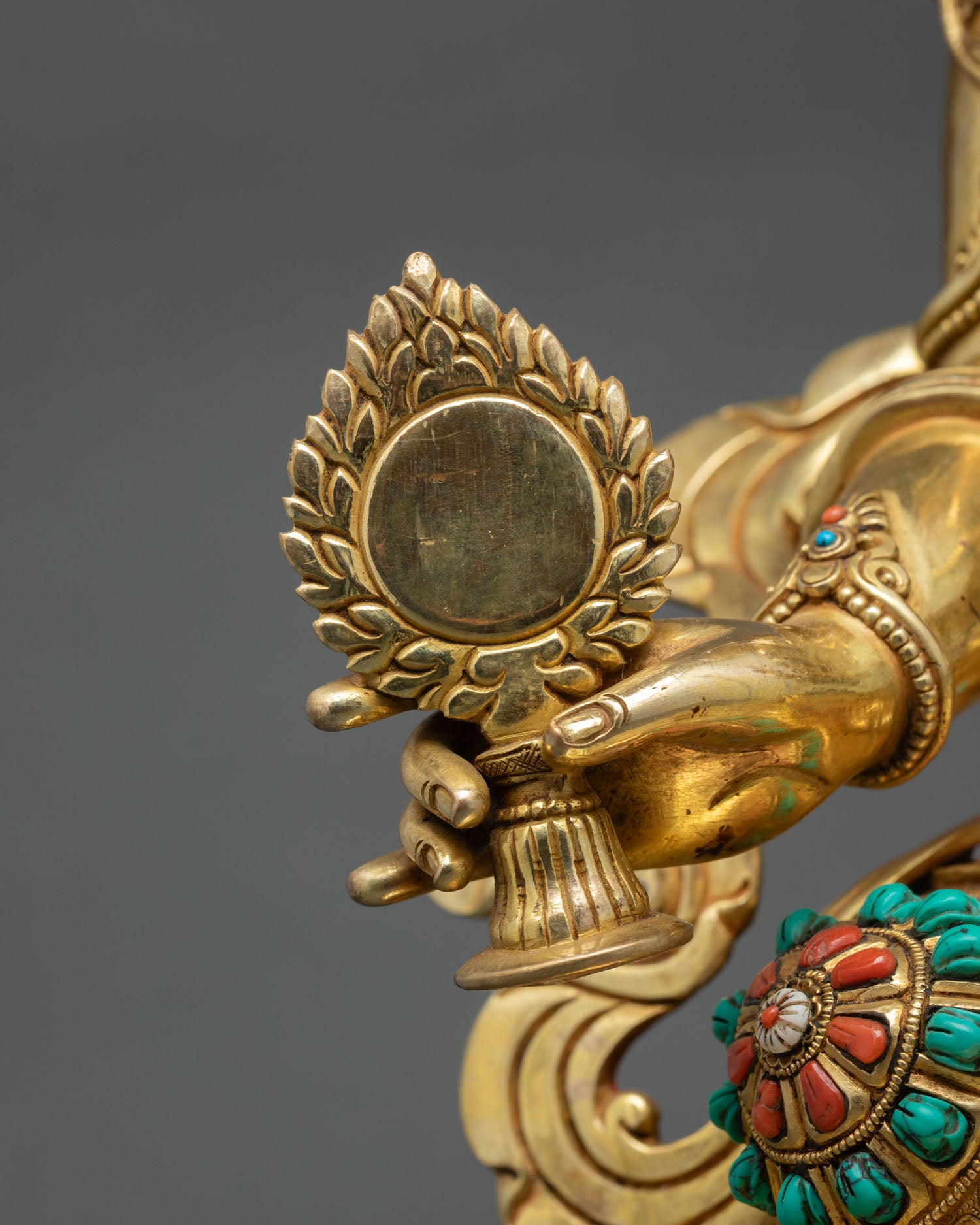 Dukar Statue | The Radiant White Umbrella Goddess