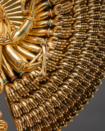 1000 Armed Chenrezig Statue | Sahasrabhuja Avalokiteshvara Sculpture