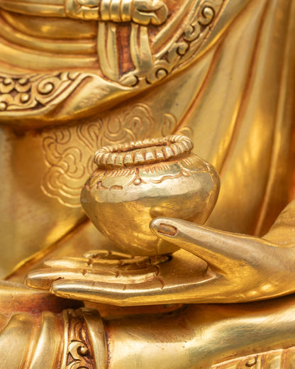 Shakyamuni Buddha Statue – Buddhist Artwork from Nepal