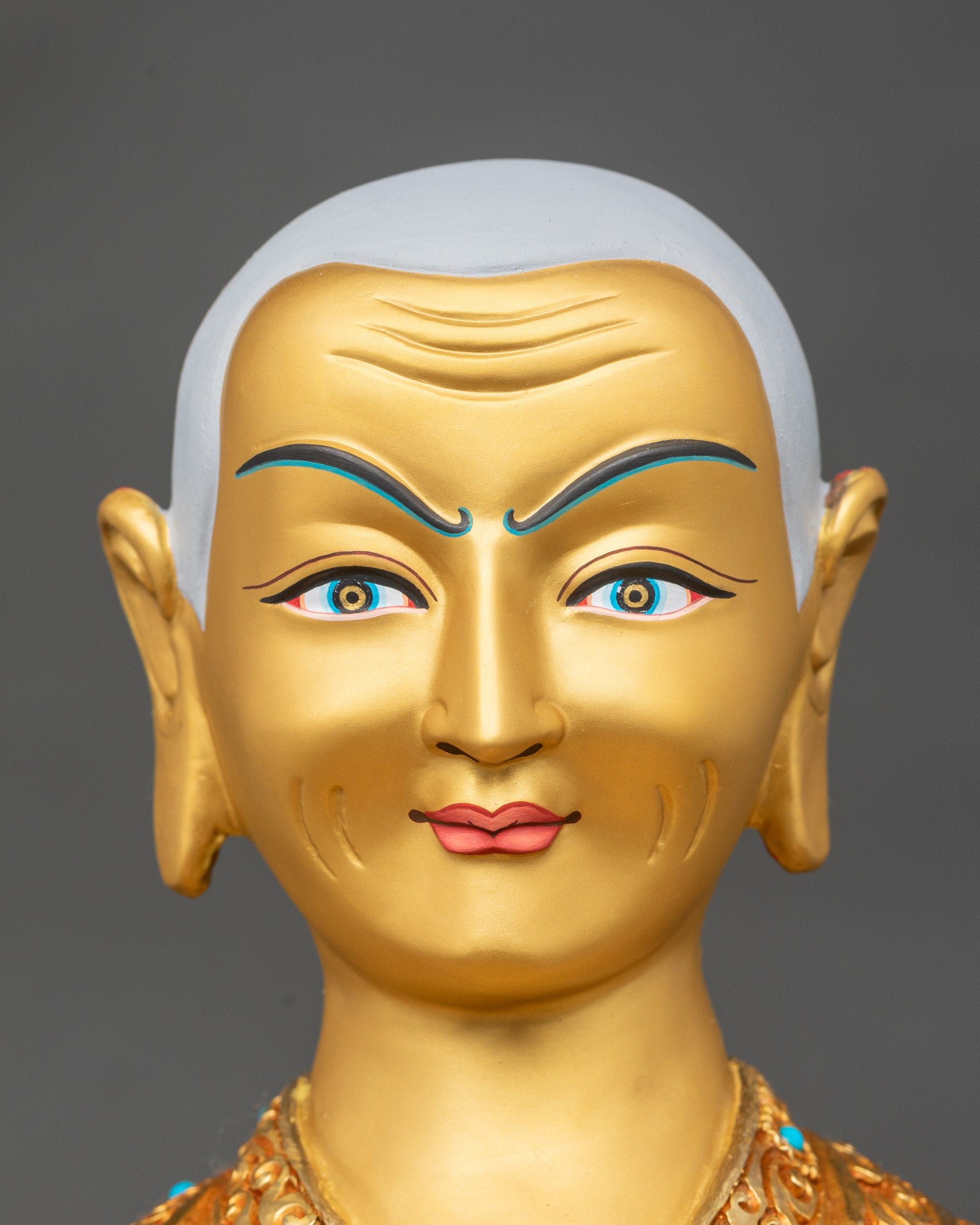 Tsongkhapa Statue Set | Handcrafted Tibetan Buddhist Figurines