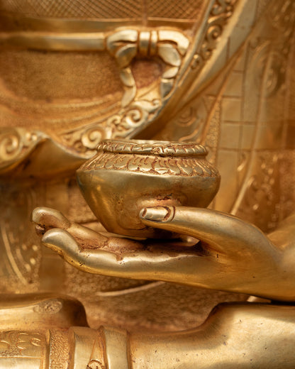 Enlightened Shakyamuni Buddha Statue | Buddhist Art from Nepal