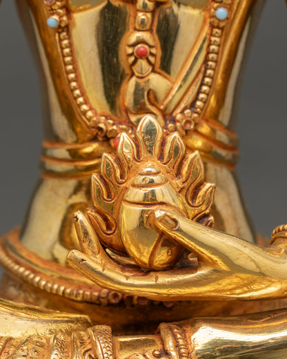 Kshitigarbha Sculpture - Buddhist Deity for Spiritual Guidance