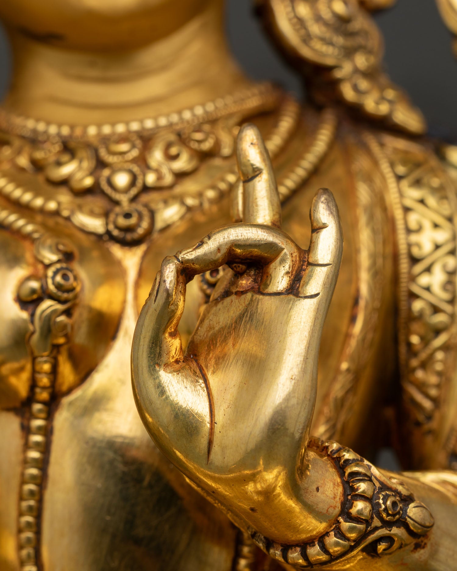 Statue of Goddess Green Tara | Symbol of Compassion and Protection