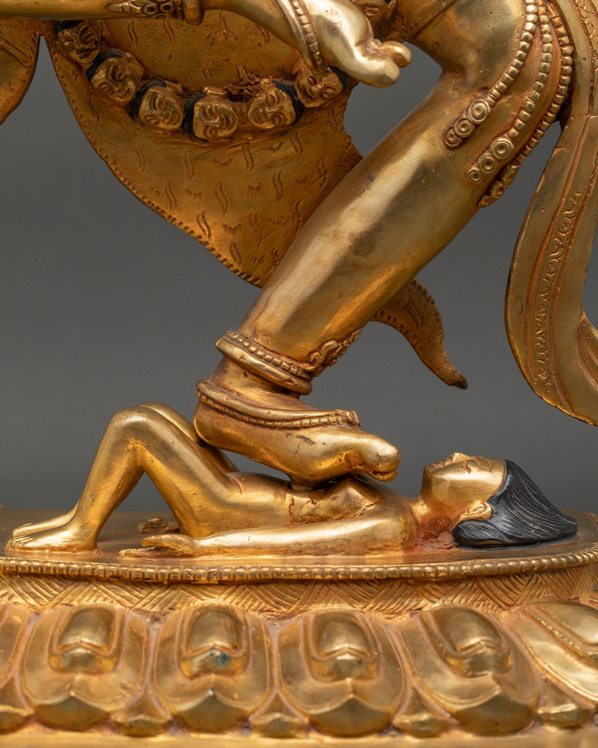 Fierce Simha Mukha Statue - Sacred Protector and Spiritual Guide