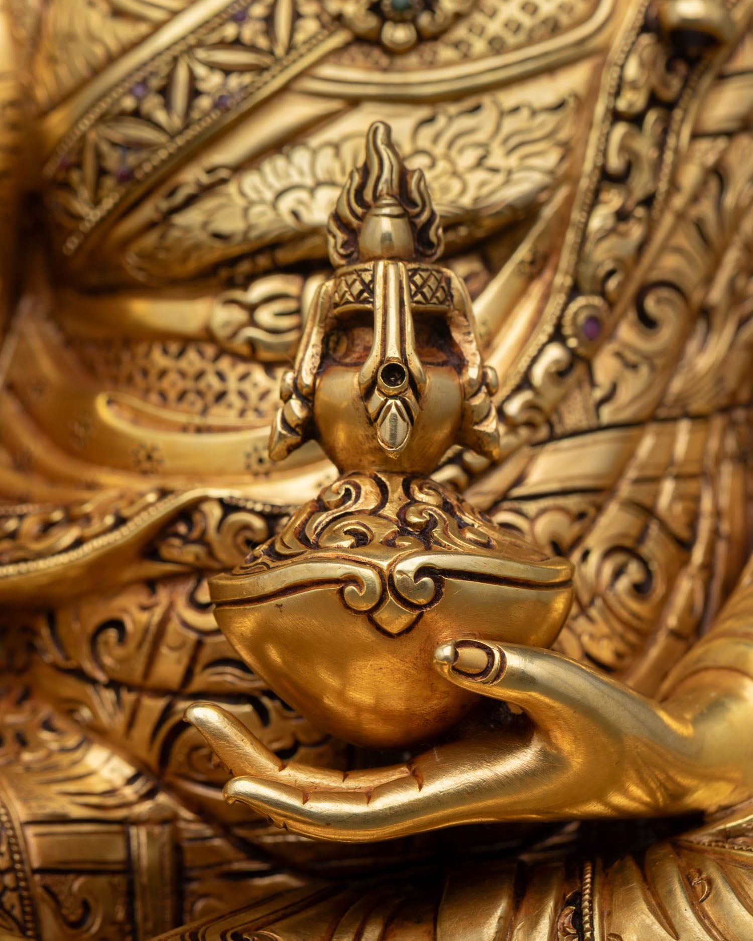 Premium Guru Rinpoche Statue | The Lotus Born Master of Tibet