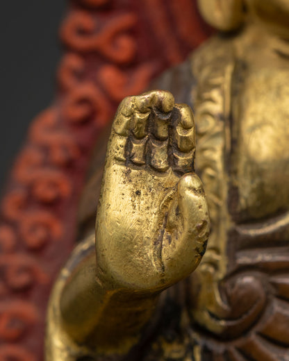 Standing Buddha Statue | Handmade Nepalese Buddhist Sculpture