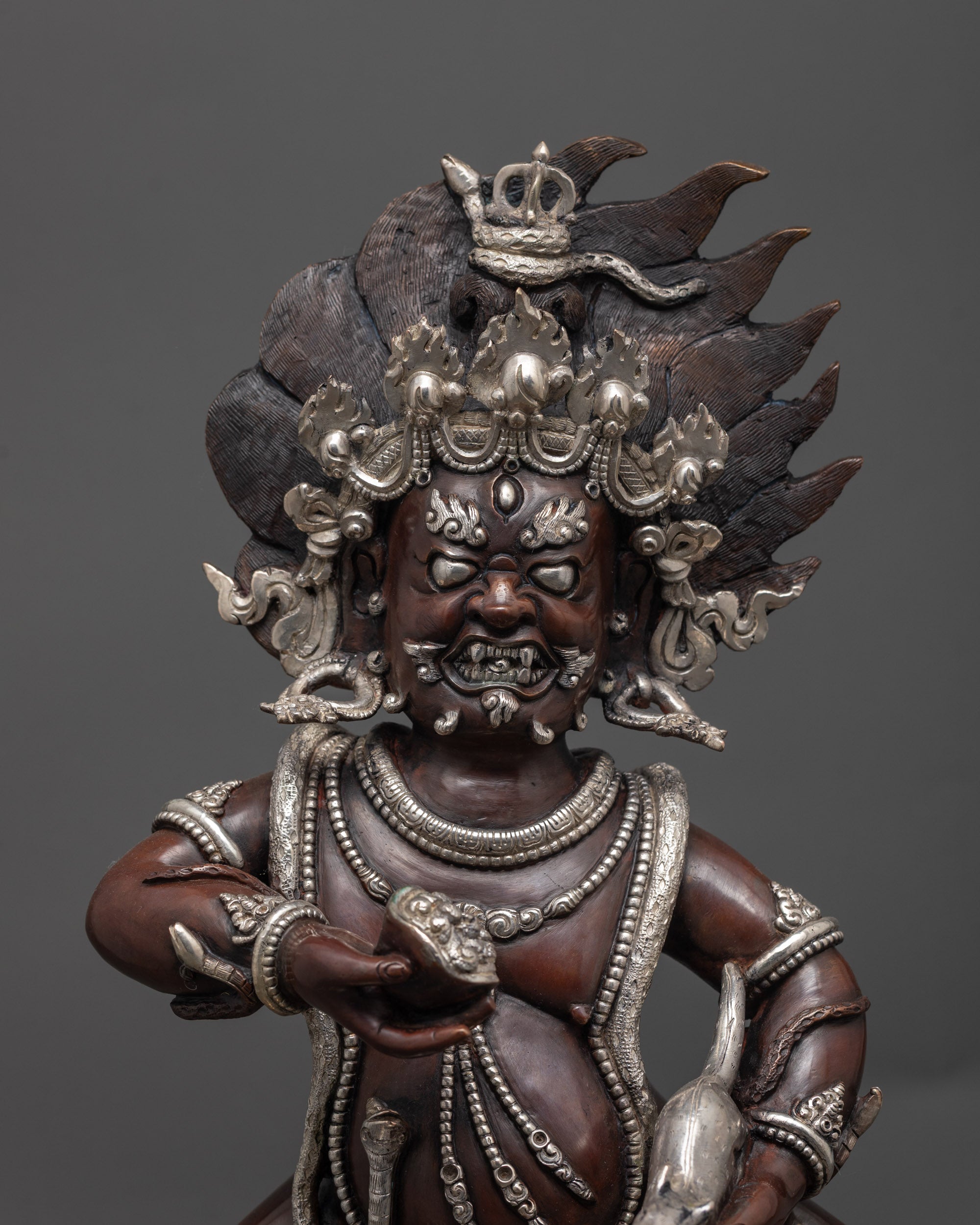 Black Dzambhala Statue