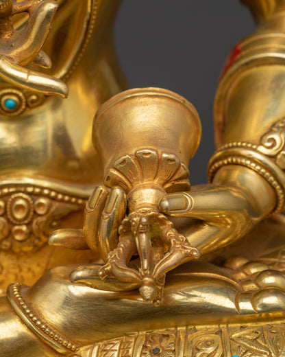 18" Vajrasattva Statue for Meditation | Seated Buddha of Purification