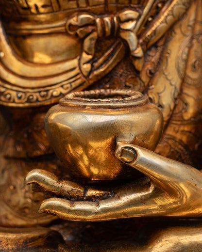 Shakyamuni Buddha Statue | Handmade Nepalese Meditation Art
