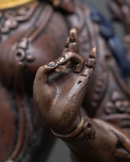 Green Tara Sculpture | Authentic Himalayan Buddhist Artwork