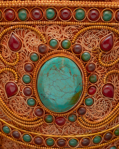 Classic Copper Karuwa | Handmade Nepalese Ritual Pitcher Nepal