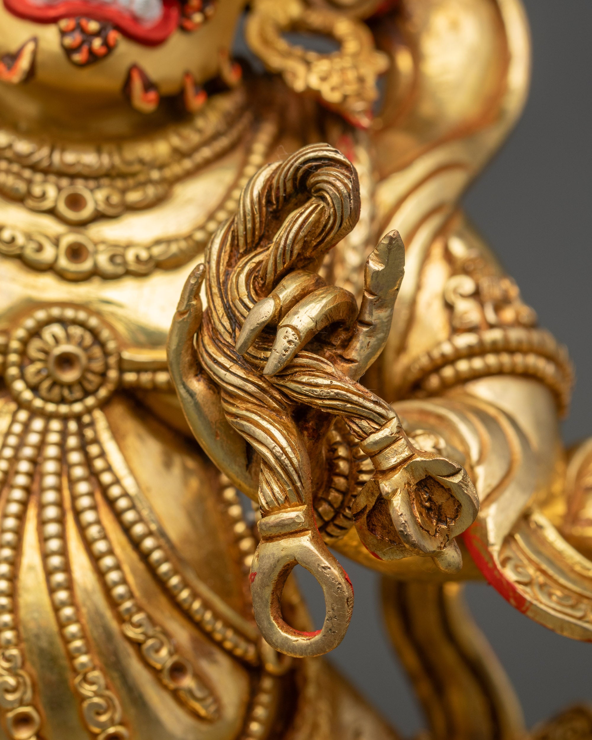 Stunning Vajrapani Figurine | Sacred Nepalese Buddhist Sculpture