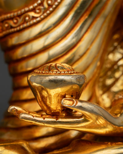 Sacred Shakyamuni Buddha Figurine | Meditation Altar Statue