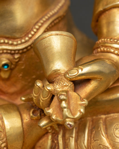 Authentic Vajrasattva Statue | Nepalese Ritual & Altar Decor
