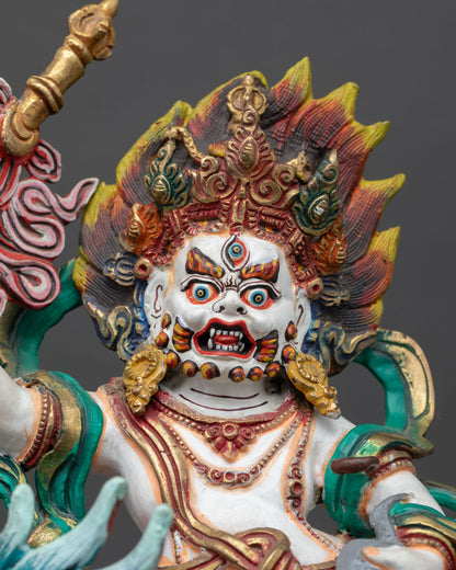 White Dzambhala Statue