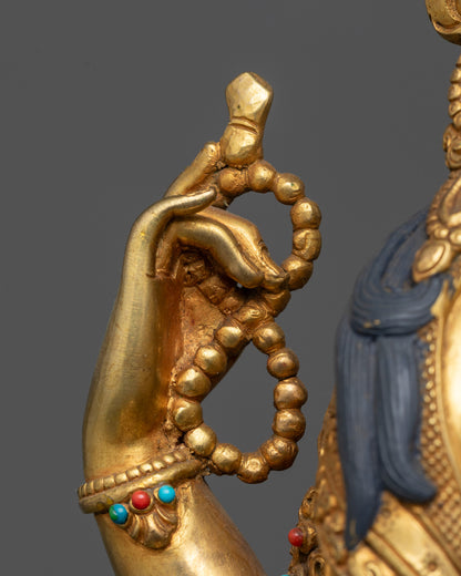 Sacred Avalokiteshvara Chenrezig Statue | Nepalese Bodhisattva Idol