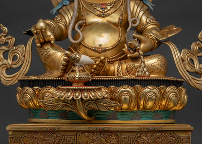 Exclusive Dzambhala Statue | Nepali Master Artisans' Finest Work