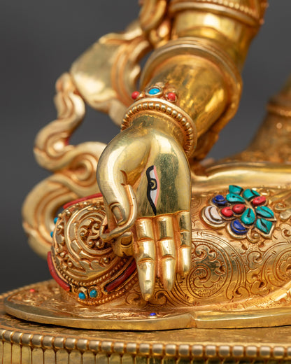 Authentic Sapta Lochani Tara Statue | Tibetan Buddhist Spiritual Art