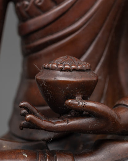 Oxidized Siddhartha Gautama Buddha Sculpture | Tibetan Buddhist Statue