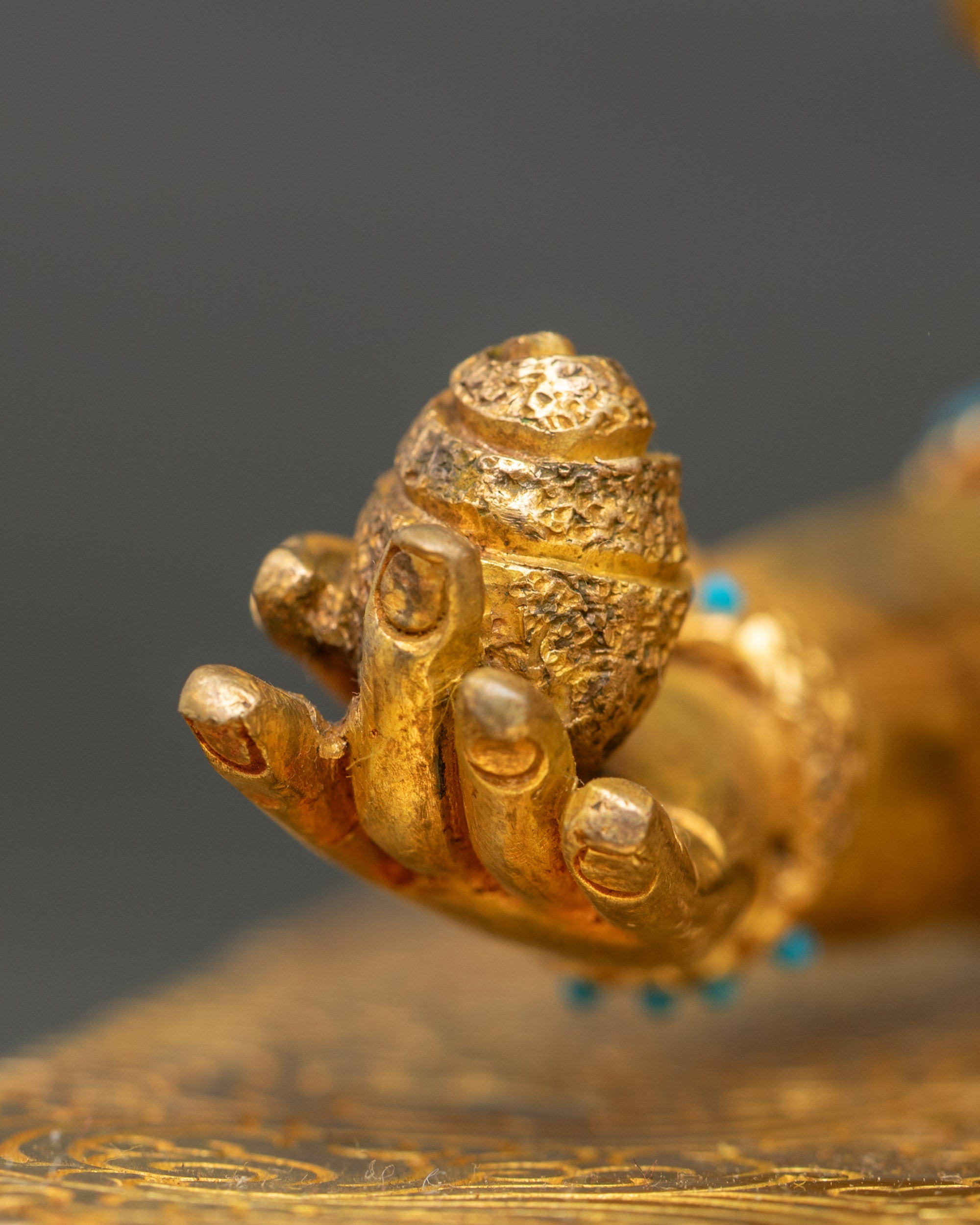 Wealth-Granting Black Dzambhala Statue | Handcrafted in Nepal