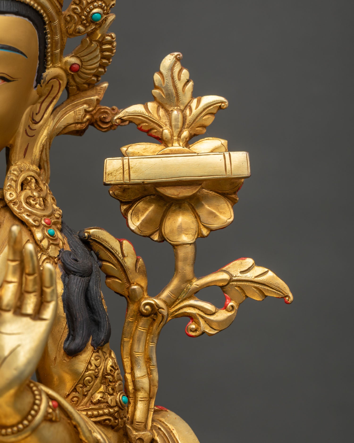 Manjushri Bodhisattva Statue – Handmade in Nepal