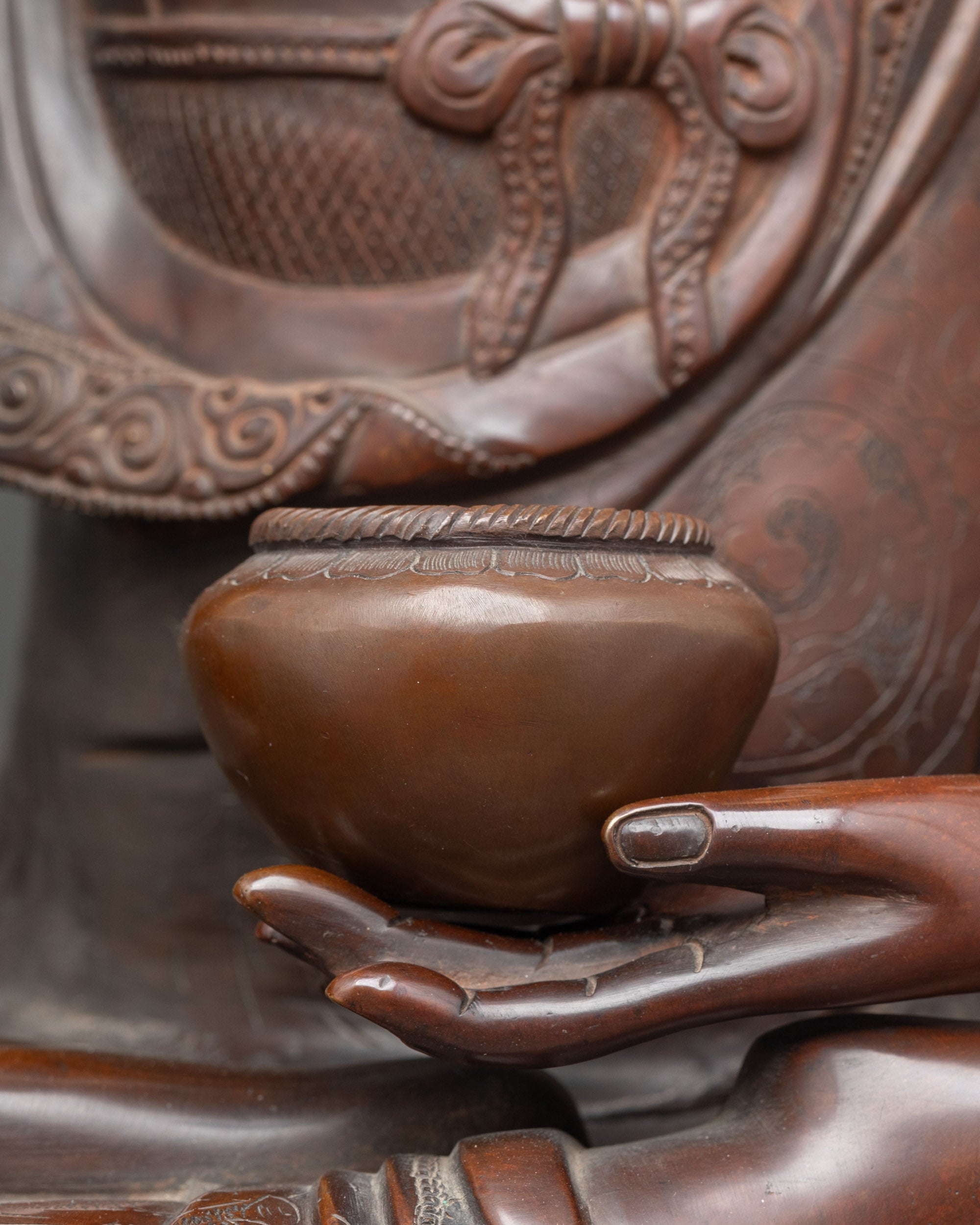 Nepalese Shakyamuni Buddha Statue for Meditation
