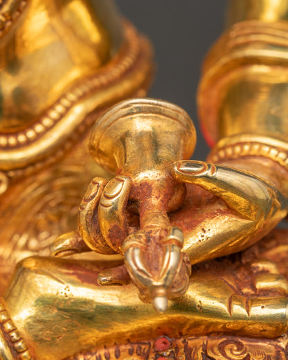 Purification Deity Vajrasattva Statue | Handcrafted Nepalese Artwork