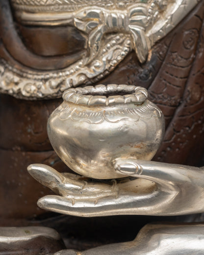 Shakyamuni Buddha Statue | Traditional Lost Wax Crafted Copper Artwork