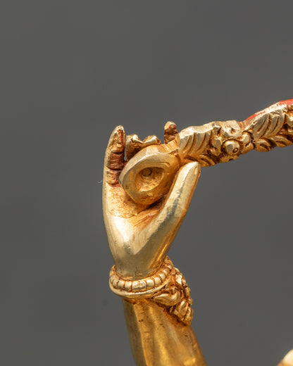 Handcrafted Kurukulla Sculpture |  Goddess of Passion & Power