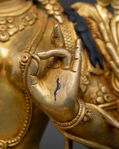 White Tara Statue for Altar Decor | Handcrafted in Nepal