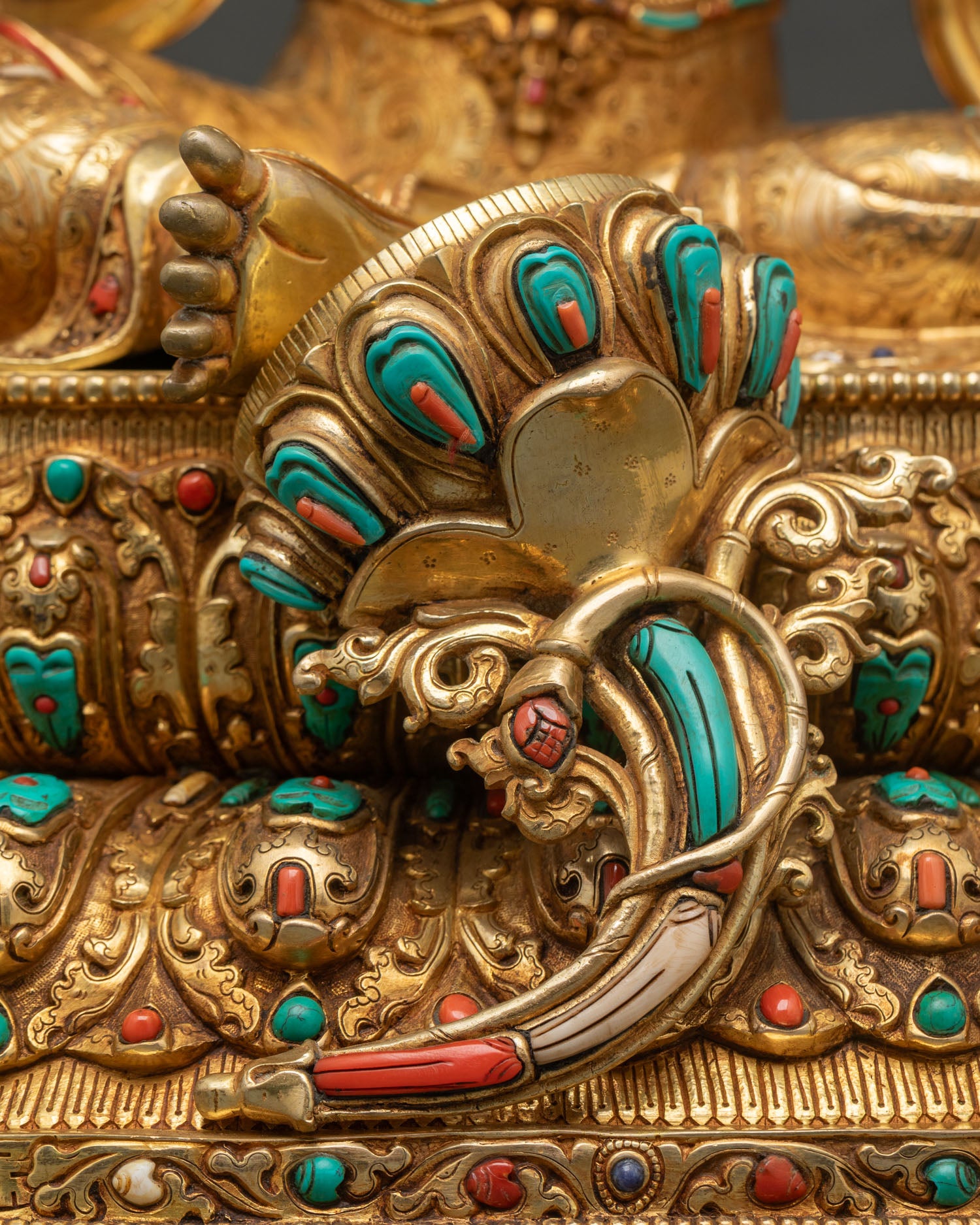 Green Tara Buddhist Statue | Traditional Newari Craftsmanship