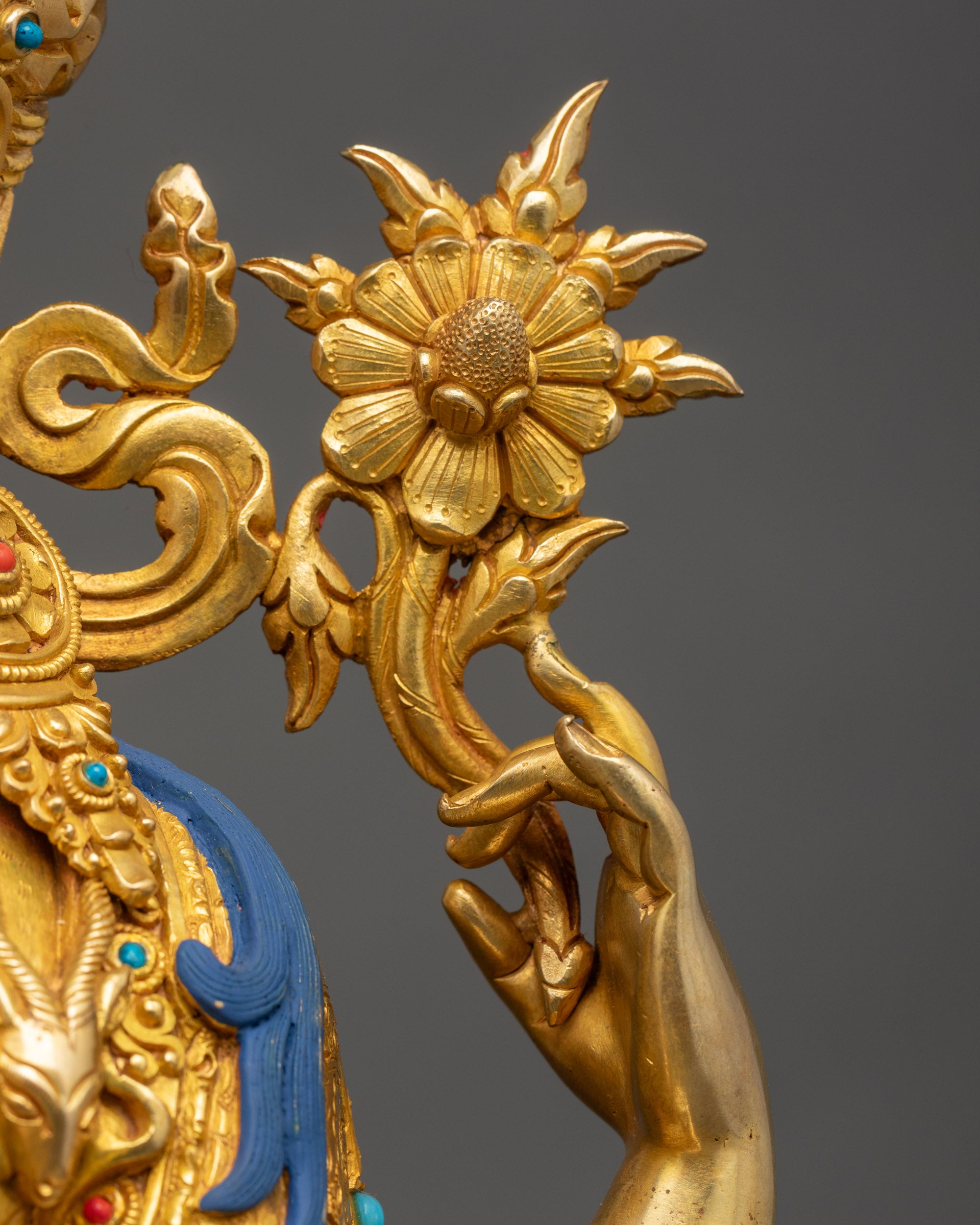 Nepalese Chenrezig Statue - The Buddha of Infinite Compassion