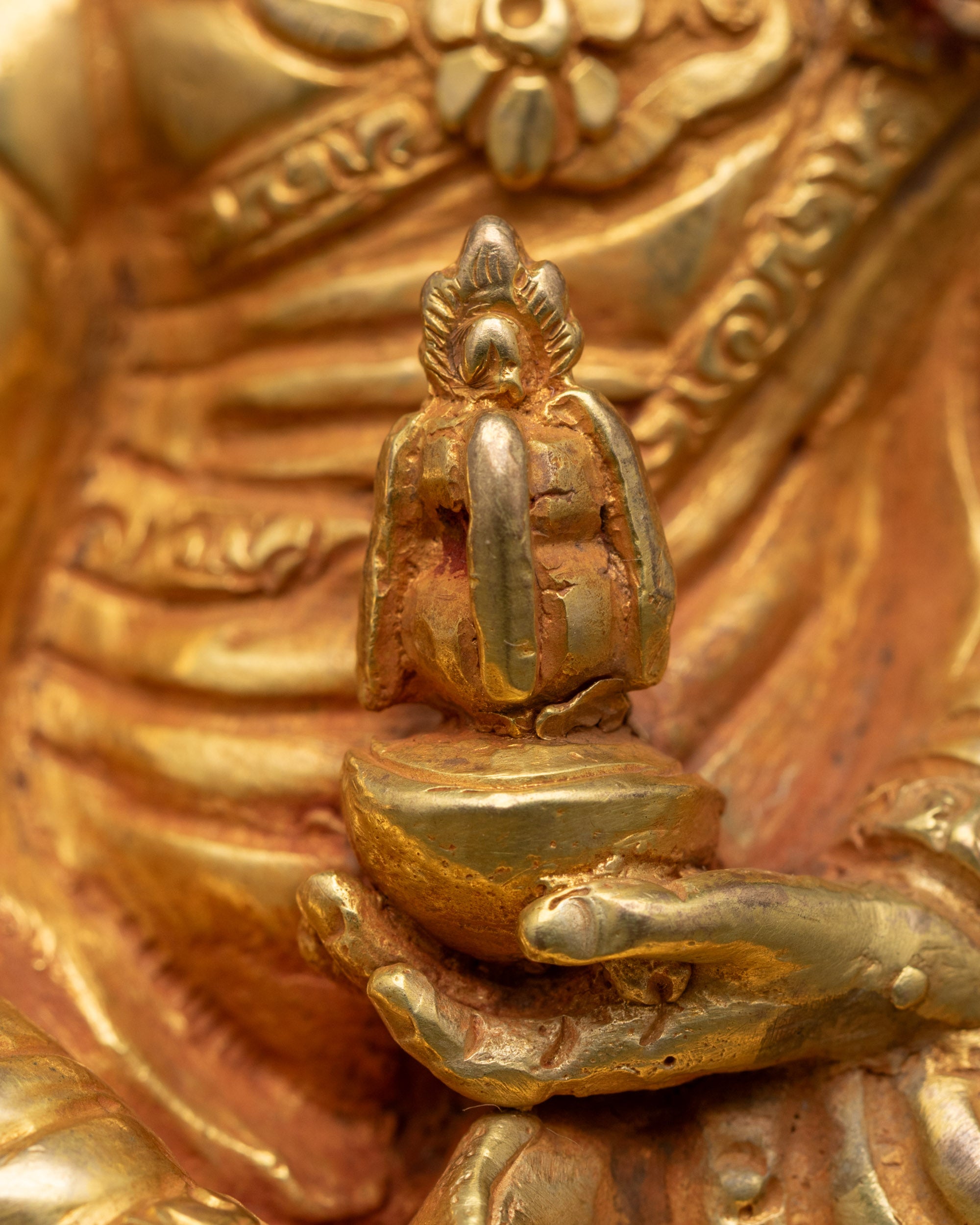 Guru Rinpoche Statue | Handmade Padmasambhava Sculpture for Blessings