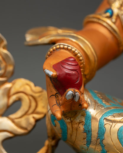 Dzambhala Statue | Handpainted Buddhist Sculpture Nepal