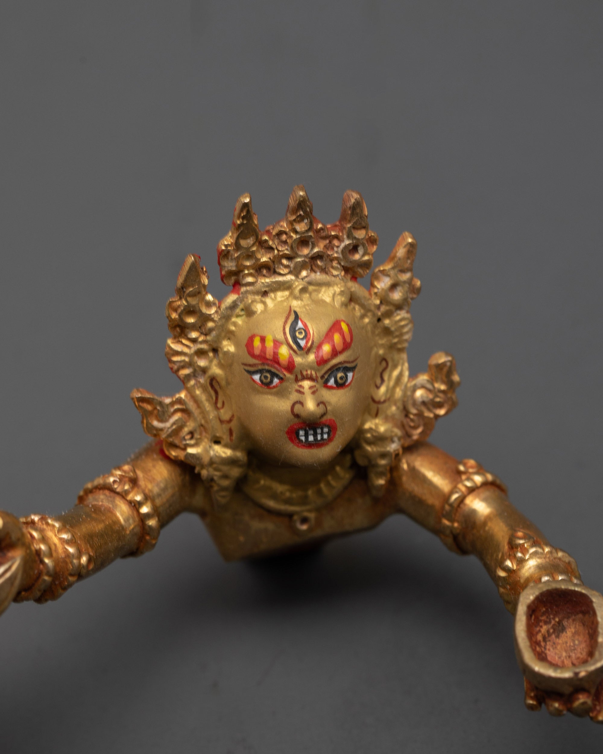 Chakrasamvara Statue | Traditional Buddhist Tantric Deity Sculpture
