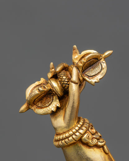 Premium Wrathful Vajrapani Statue | Tibetan Buddhist Deity of Thunder