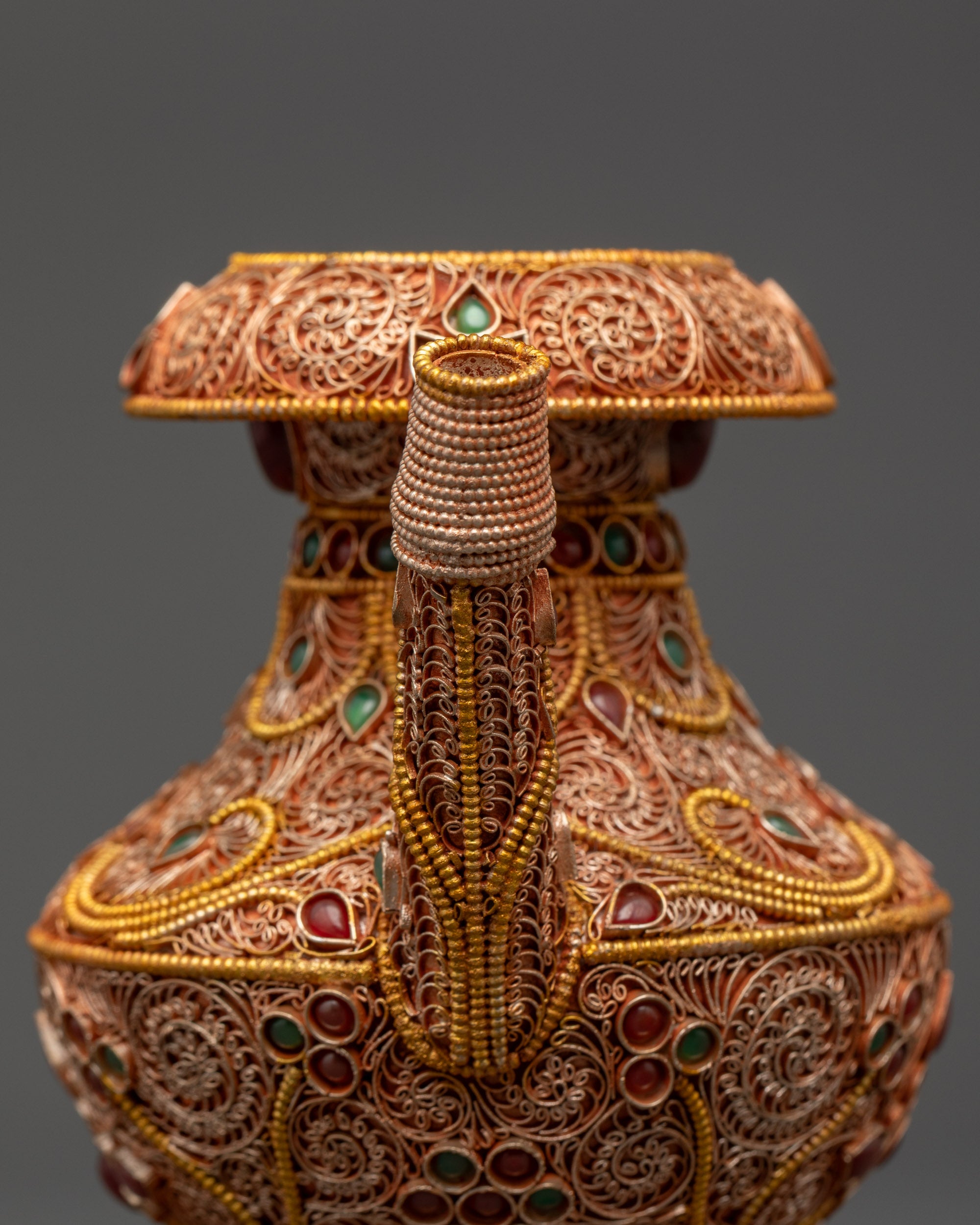 Sacred Karuwa Set | Handcrafted Copper Water Pots for Purification Ritual