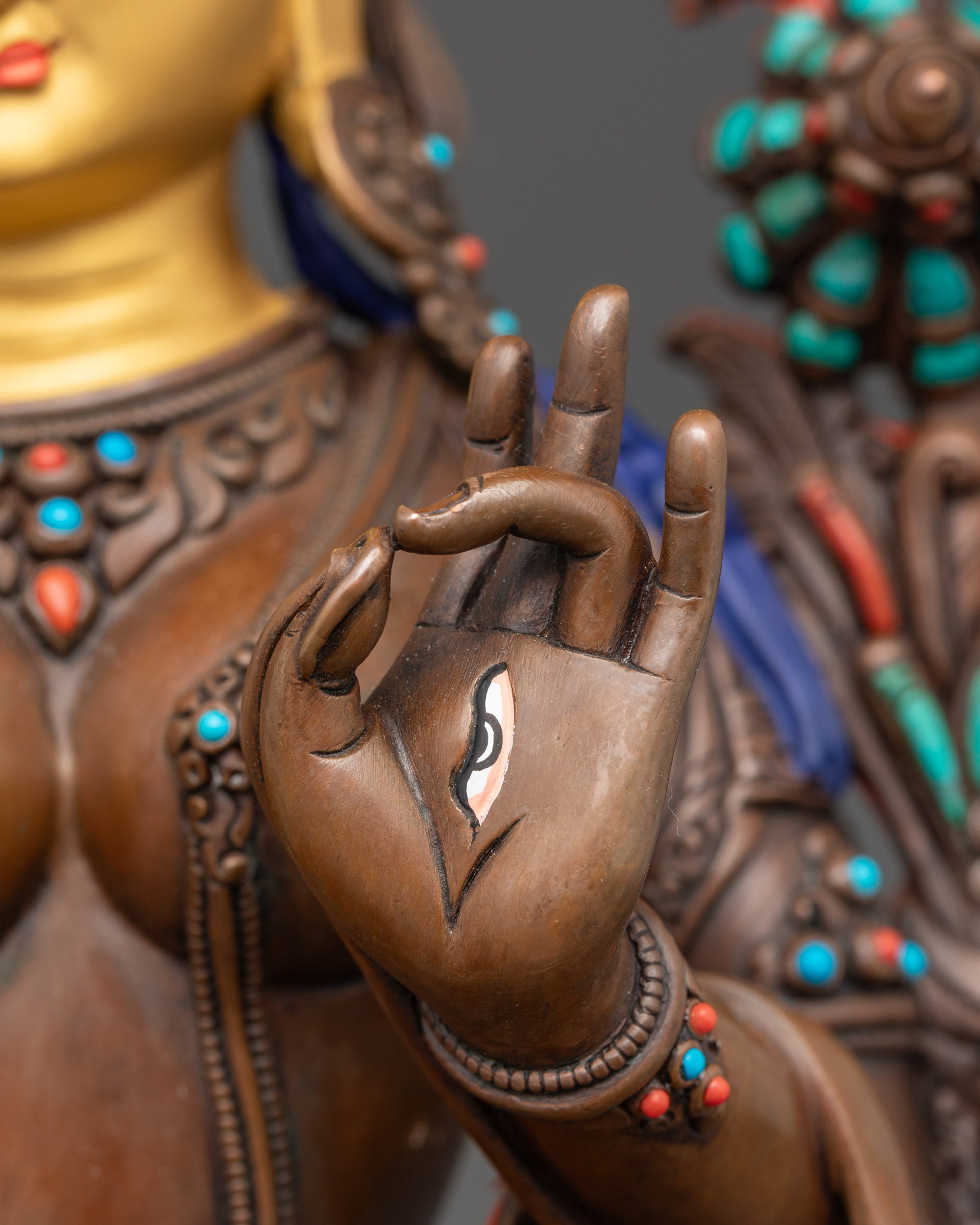 Oxidized Sita Tara Statue | Handmade Himalayan Buddhist Artwork