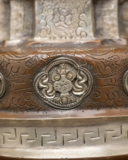 Handmade Kadampa Stupa | Sacred Shrine for Kadampa Buddhism