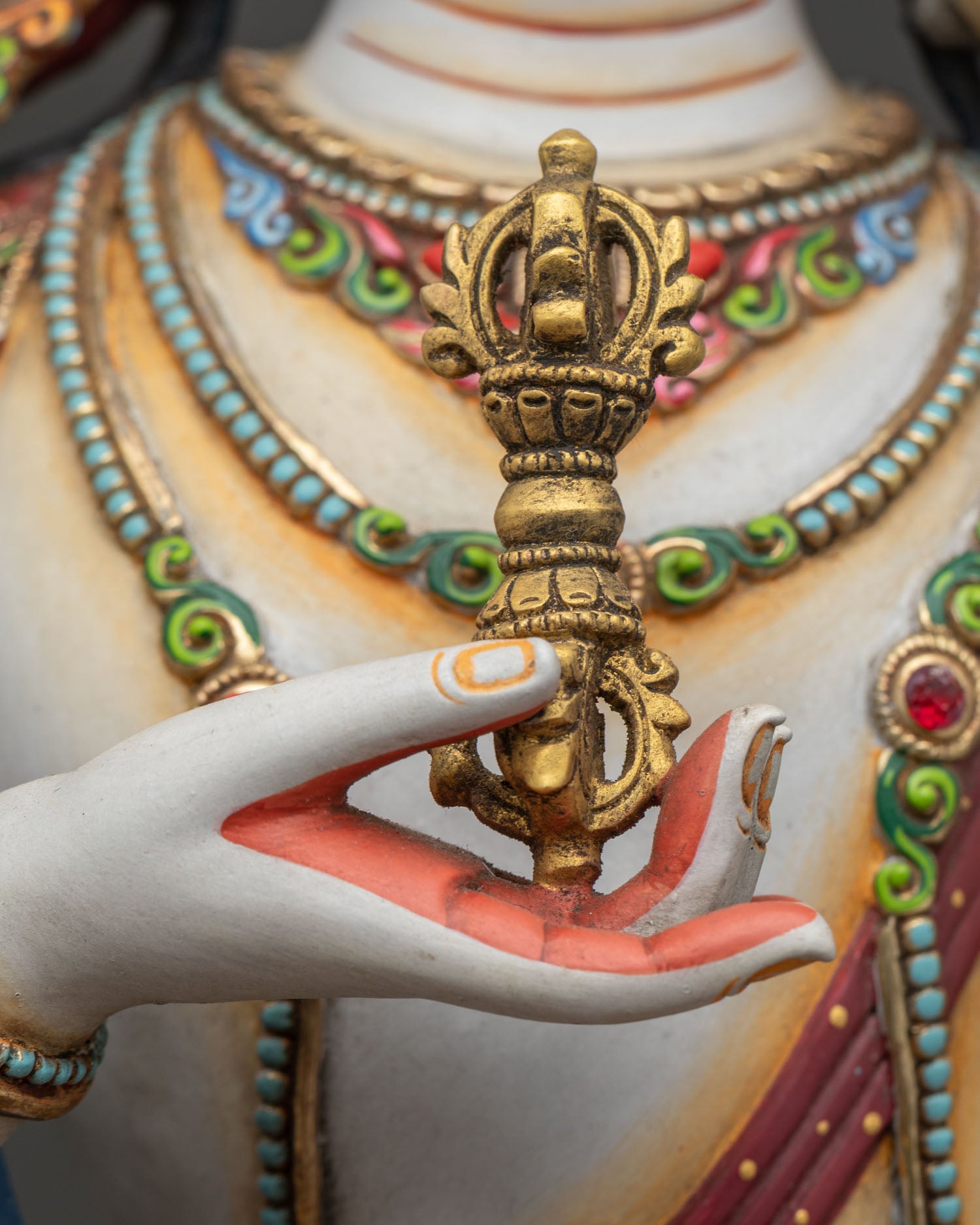 Six Bodhisattva Statue Set | Handpainted Nepali Buddhist Statues