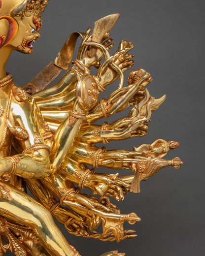 Dorje Jigje Yab-Yum Statue from Nepal | Tibetan Buddhist Artwork