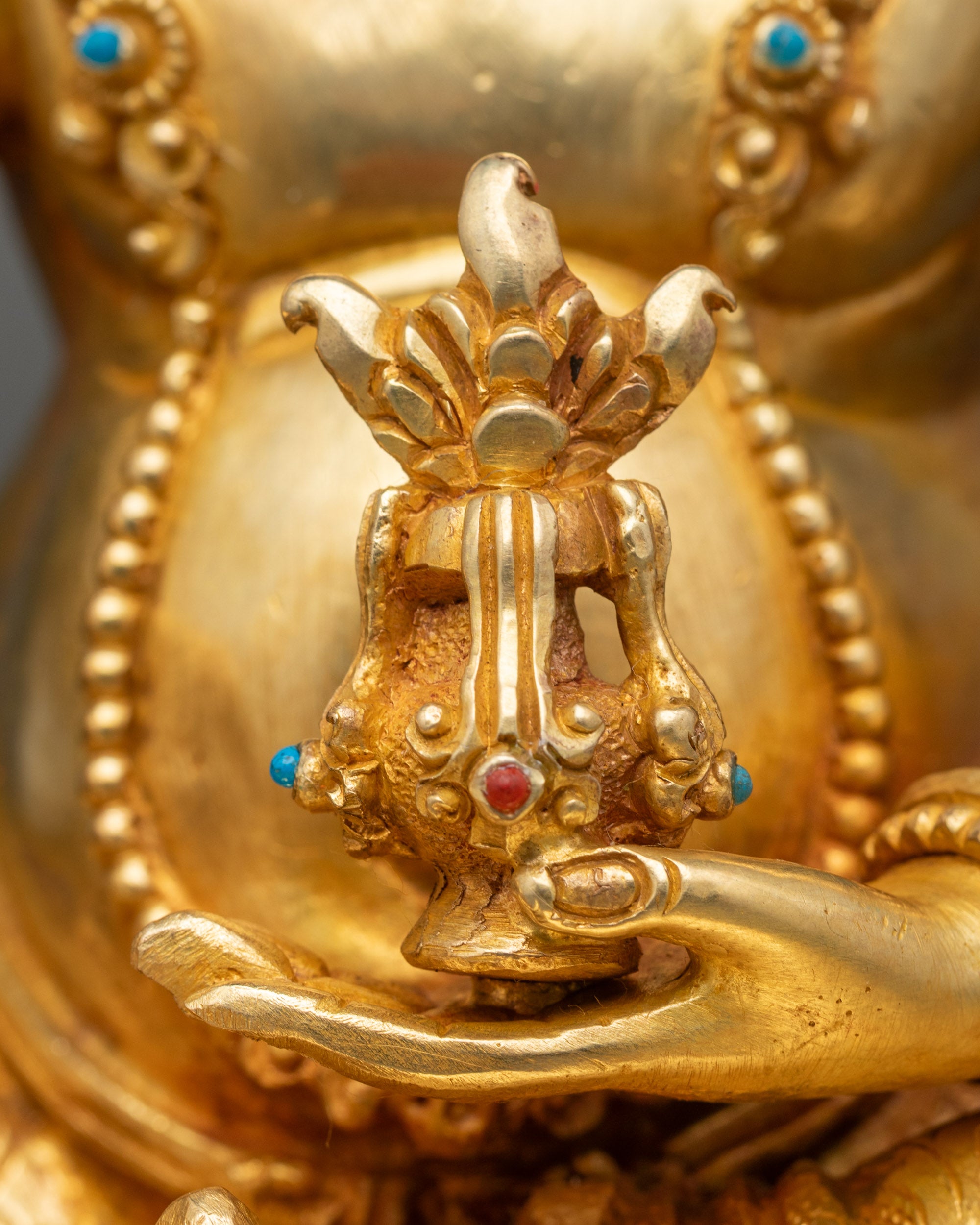 Handcrafted Thangtong Gyalpo Statue | Nepalese Buddhist Artwork